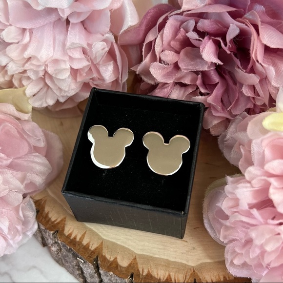 Silver Mickey Mouse Head Cufflinks - Picture 14 of 15